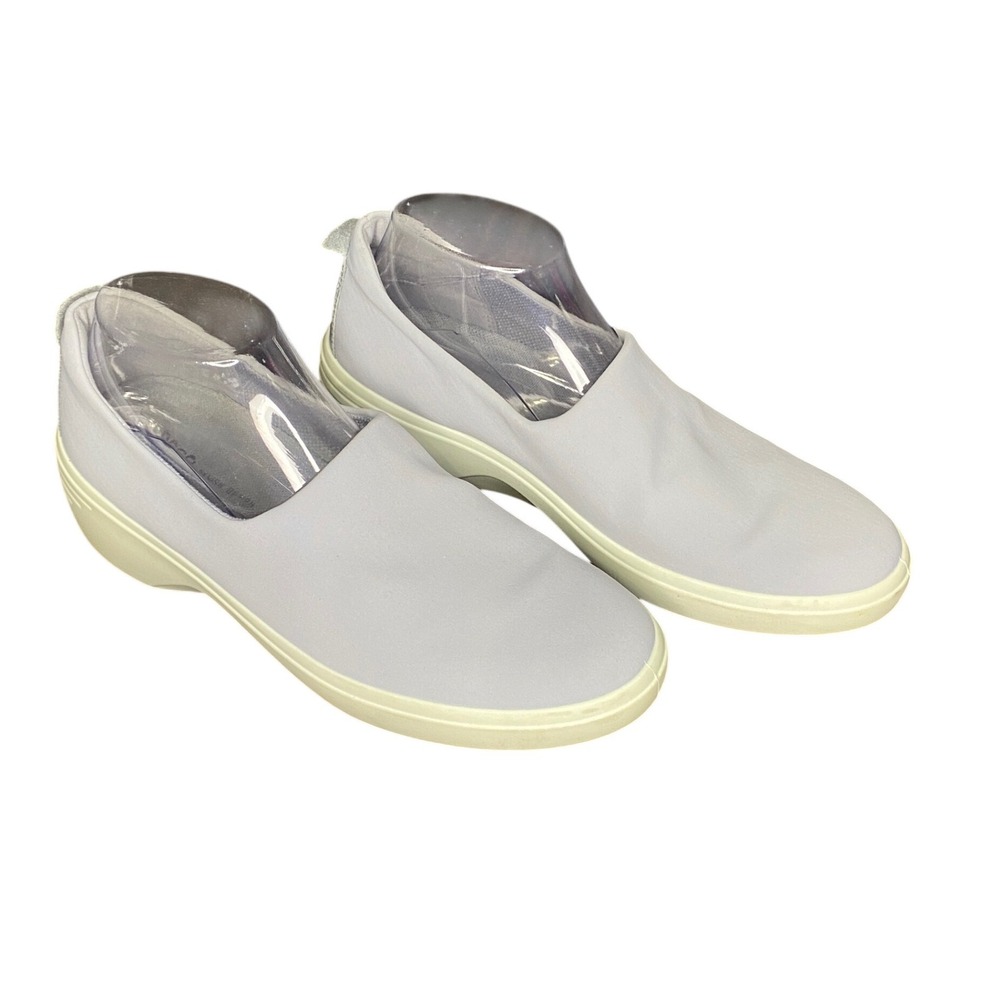 ECCO Danish Design Lavender Slip On Platform Sneakers Periwinkle Blue EU 39 US 8